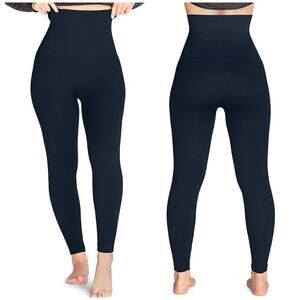 Belly Bandit Mother Tucker Postpartum Compression Support Leggings SIZE S Black